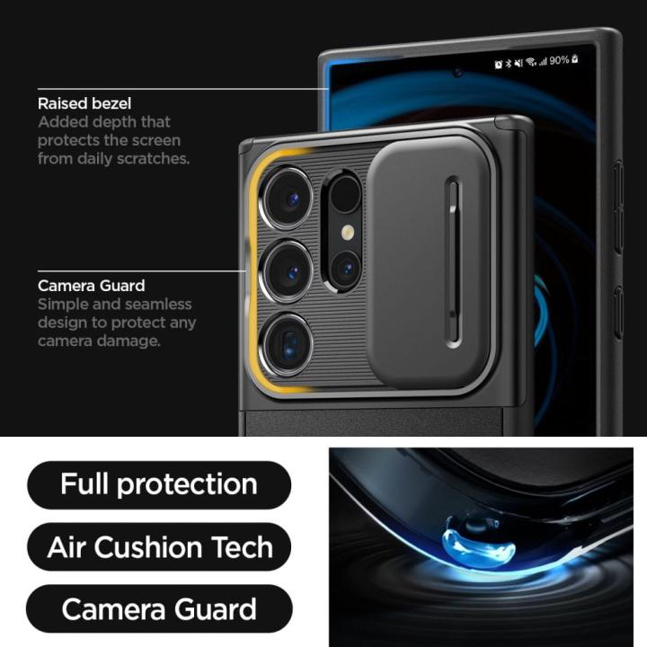 SPIGEN OPTIK ARMOR GALAXY S24 ULTRA BLACK