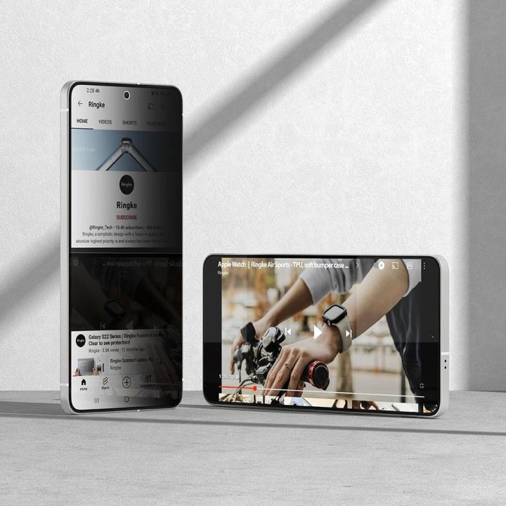 SZKŁO HARTOWANE RINGKE EASY SLIDE 2-PACK GALAXY S25 EDGE PRIVACY