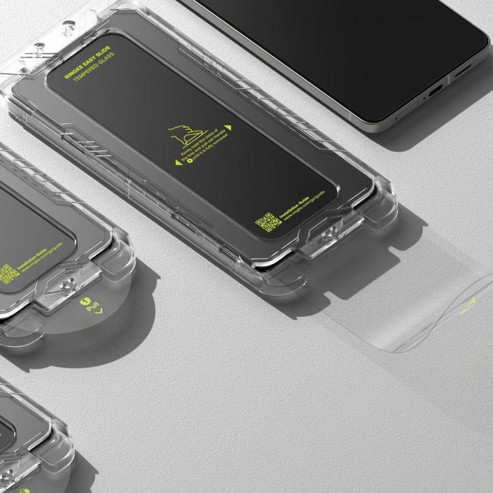 SZKŁO HARTOWANE RINGKE EASY SLIDE 2-PACK GALAXY S25 EDGE CLEAR