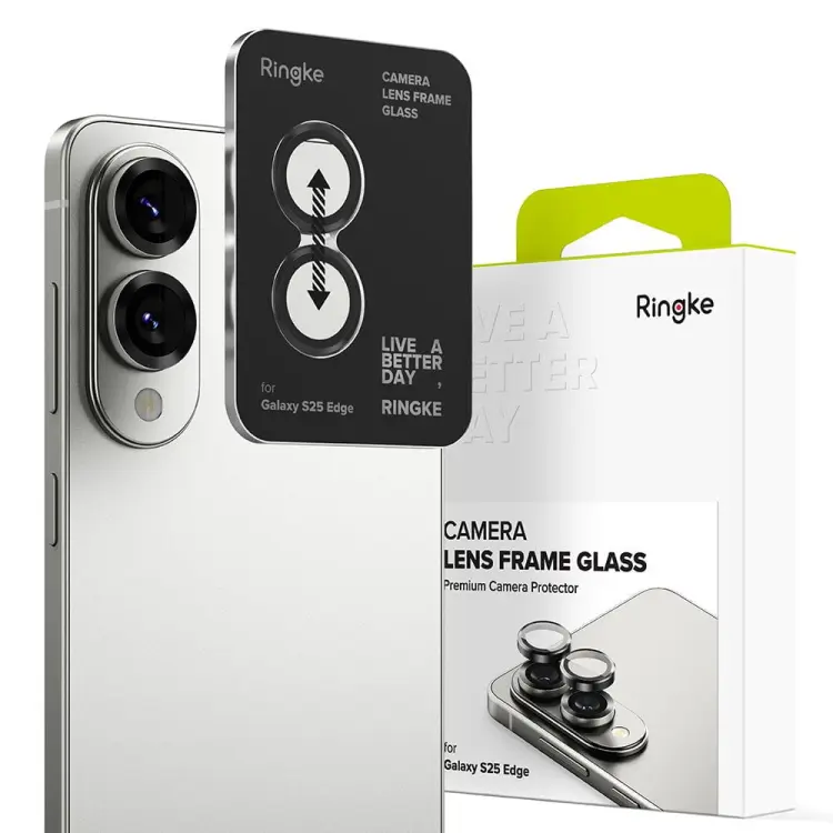 OSŁONA APARATU RINGKE CAMERA FRAME PROTECTOR GALAXY S25 EDGE BLACK