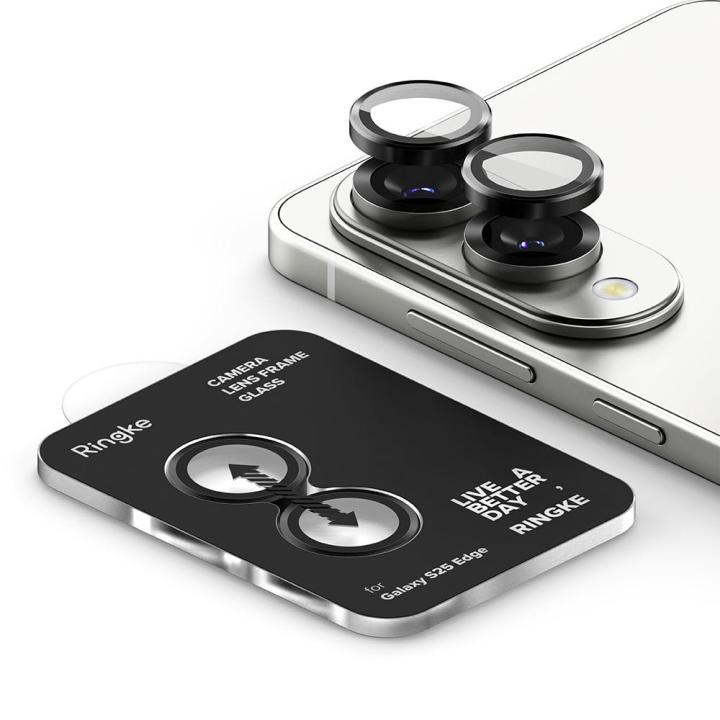 OSŁONA APARATU RINGKE CAMERA FRAME PROTECTOR GALAXY S25 EDGE BLACK