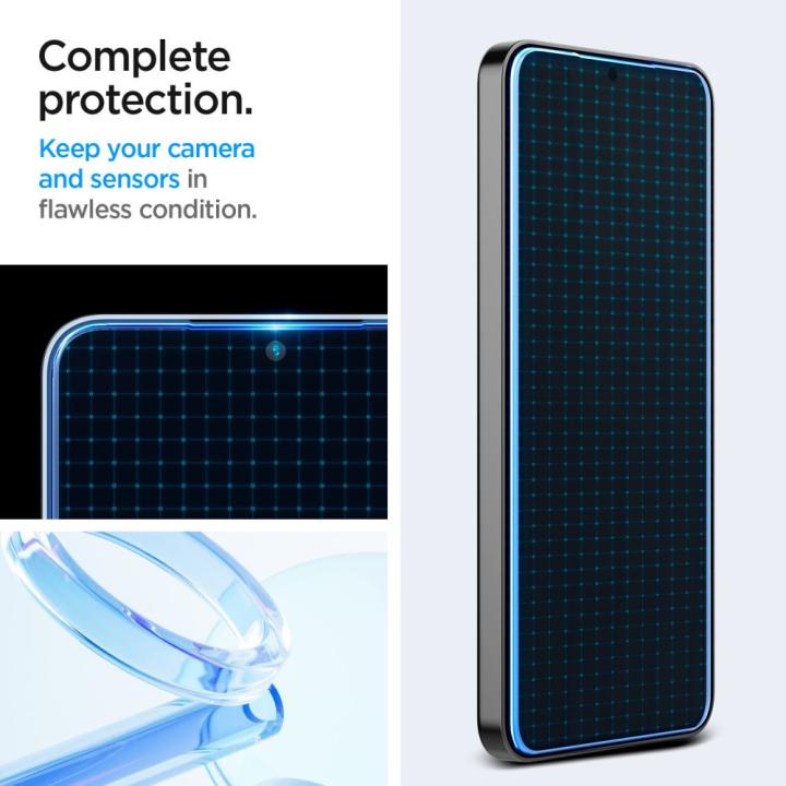 SZKŁO HARTOWANE SPIGEN GLAS.TR ”EZ FIT” 2-PACK GALAXY S24 / S25 CLEAR