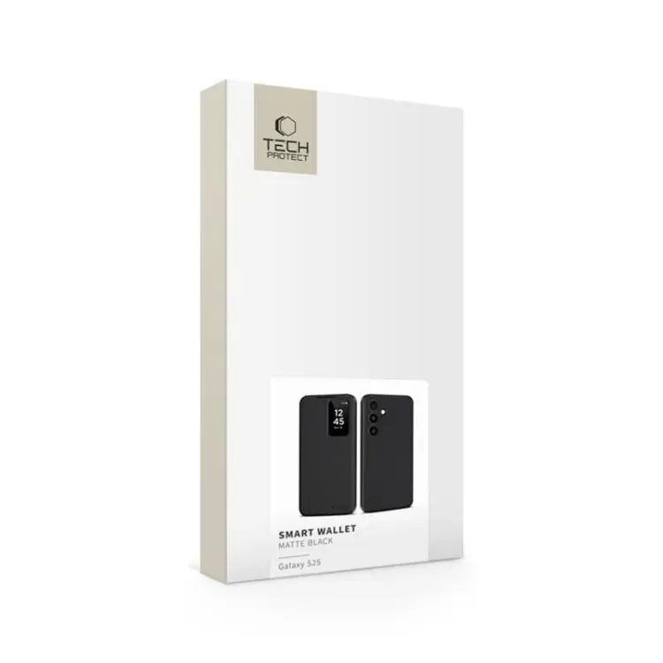 TECH-PROTECT SMART WALLET GALAXY S25 MATTE BLACK
