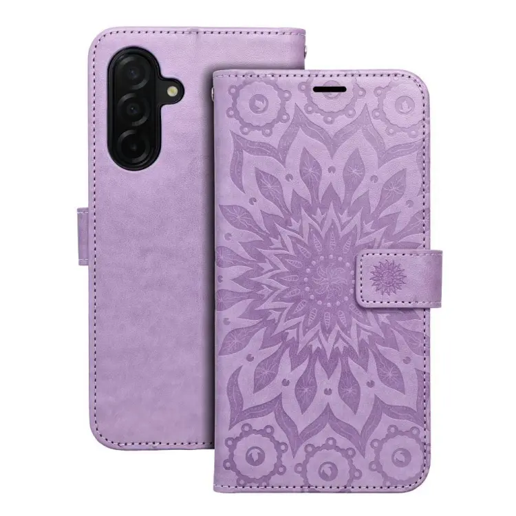 Kabura MEZZO Book do SAMSUNG A56 5G mandala fioletowy
