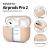 TECH-PROTECT SILICONE APPLE AIRPODS PRO 1 / 2 CAFFE LATTE