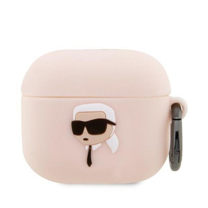 KARL LAGERFELD futerał do APPLE Airpods Pro KLAPRUNIKP (3D Sil NFT Karl) różowy