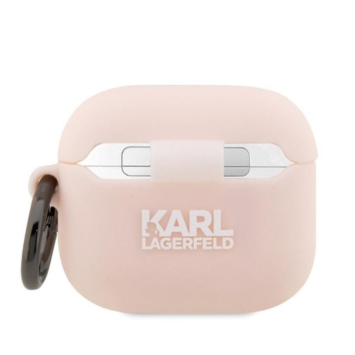 KARL LAGERFELD futerał do APPLE Airpods Pro KLAPRUNIKP (3D Sil NFT Karl) różowy