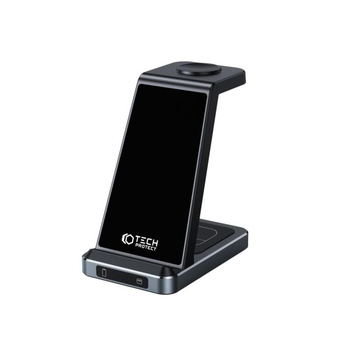 TECH-PROTECT QI15W-A26 3IN1 WIRELESS CHARGER BLACK