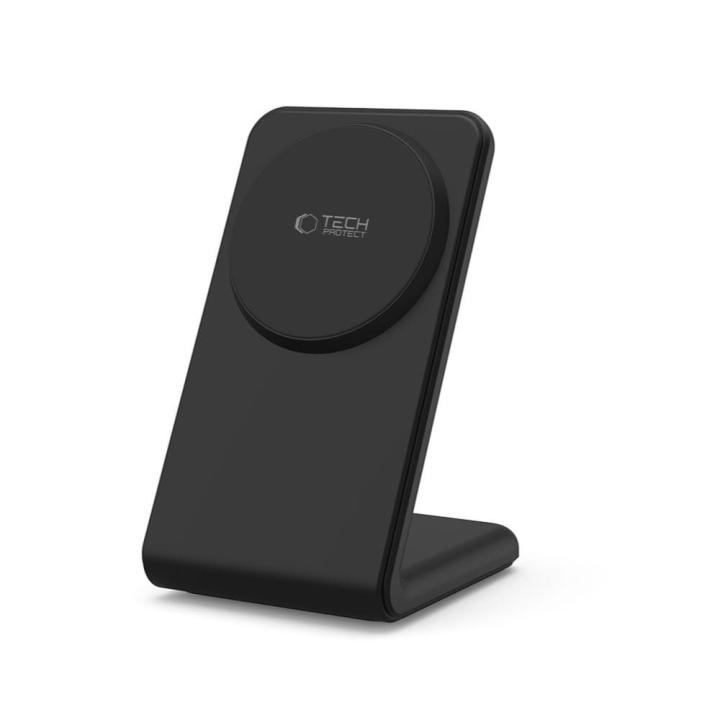 TECH-PROTECT QI15W-A38 MAGNETIC MAGSAFE WIRELESS CHARGER BLACK