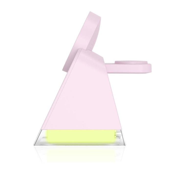 TECH-PROTECT QI15W-A43 3IN1 MAGNETIC MAGSAFE WIRELESS CHARGER BABY PINK