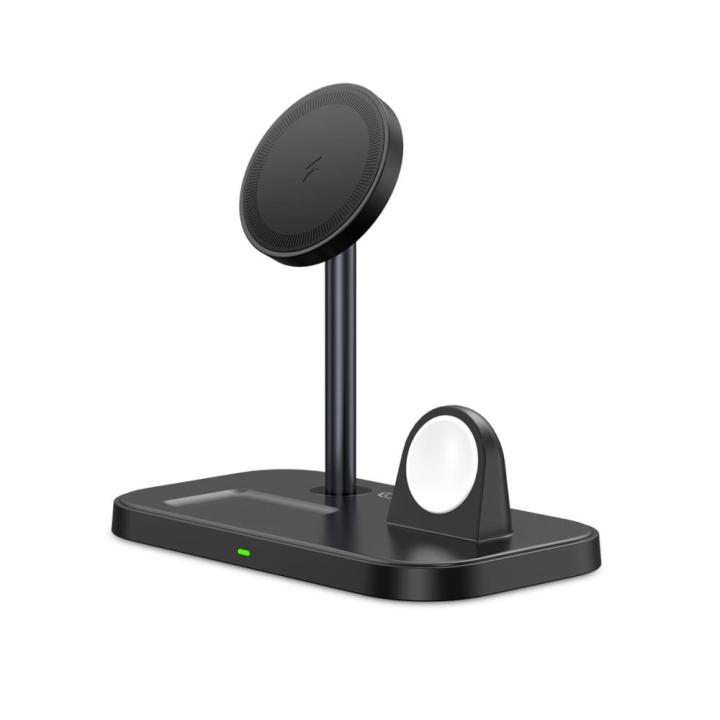 TECH-PROTECT QI15W-A22 3IN1 MAGNETIC MAGSAFE WIRELESS CHARGER BLACK