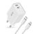 TECH-PROTECT C35W 2-PORT NETWORK CHARGER PD 35W + LIGHTNING CABLE WHITE
