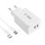 TECH-PROTECT NC45W-GAN 2-PORT NETWORK CHARGER PD 45W + TYPE-C CABLE WHITE
