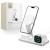 TECH-PROTECT QI15W-A47 3IN1 MAGNETIC MAGSAFE WIRELESS CHARGER WHITE