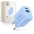 TECH-PROTECT NCA30 2-PORT NETWORK CHARGER PD 30W / QC3.0 BABY BLUE