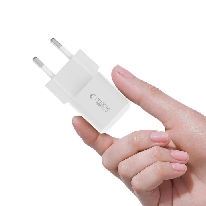 TECH-PROTECT NCM25 1-PORT NETWORK CHARGER PD 25W WHITE