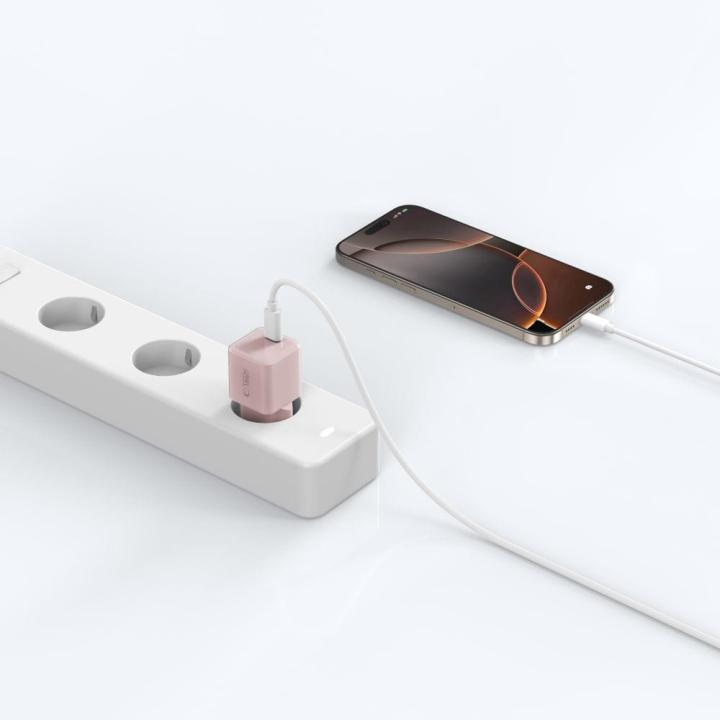 TECH-PROTECT NCM25 1-PORT NETWORK CHARGER PD 25W BABY PINK