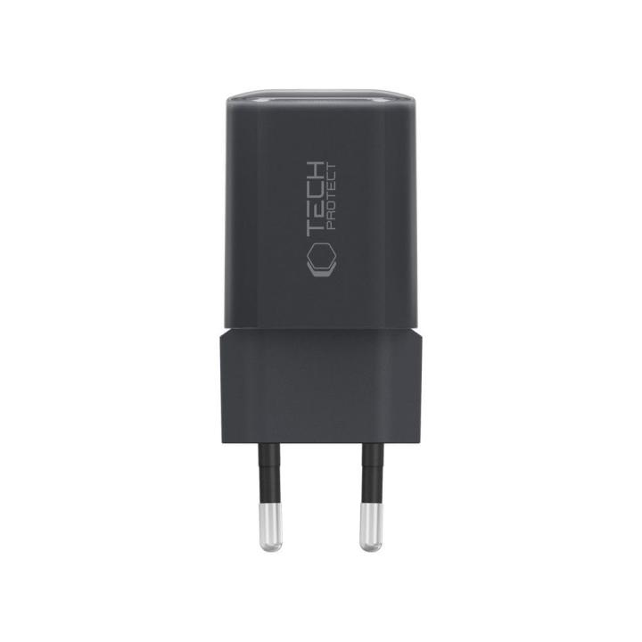TECH-PROTECT NCM33 2-PORT NETWORK CHARGER PD 33W / QC3.0 BLACK