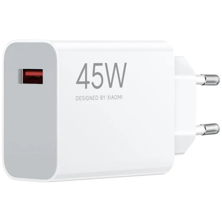 XIAOMI oryginalna ładowarka sieciowa USB A QC3.0 3A 45W MDY-17-EF biała bulk