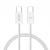 TECH-PROTECT ULTRABOOST CLASSIC TYPE-C CABLE PD 60W / 3A 100CM WHITE