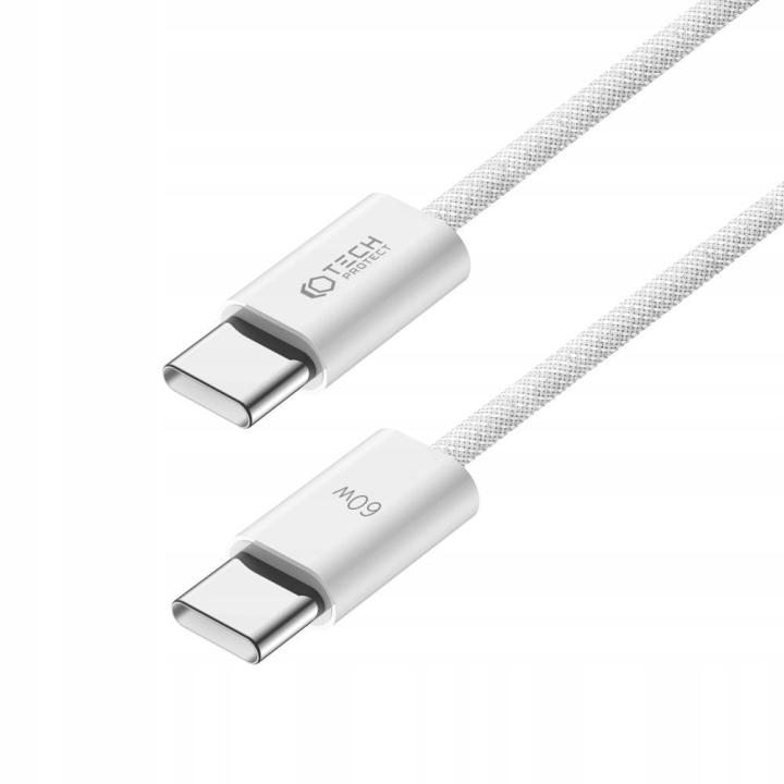 TECH-PROTECT ULTRABOOST CLASSIC TYPE-C CABLE PD 60W / 3A 100CM WHITE