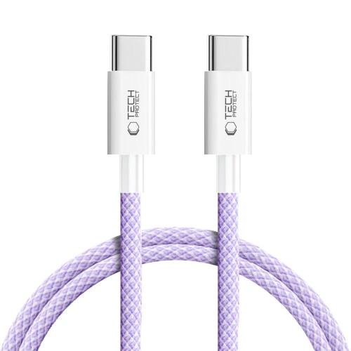 TECH-PROTECT ULTRABOOST LITE TYPE-C CABLE PD 60W / 3A 100CM MAUVE