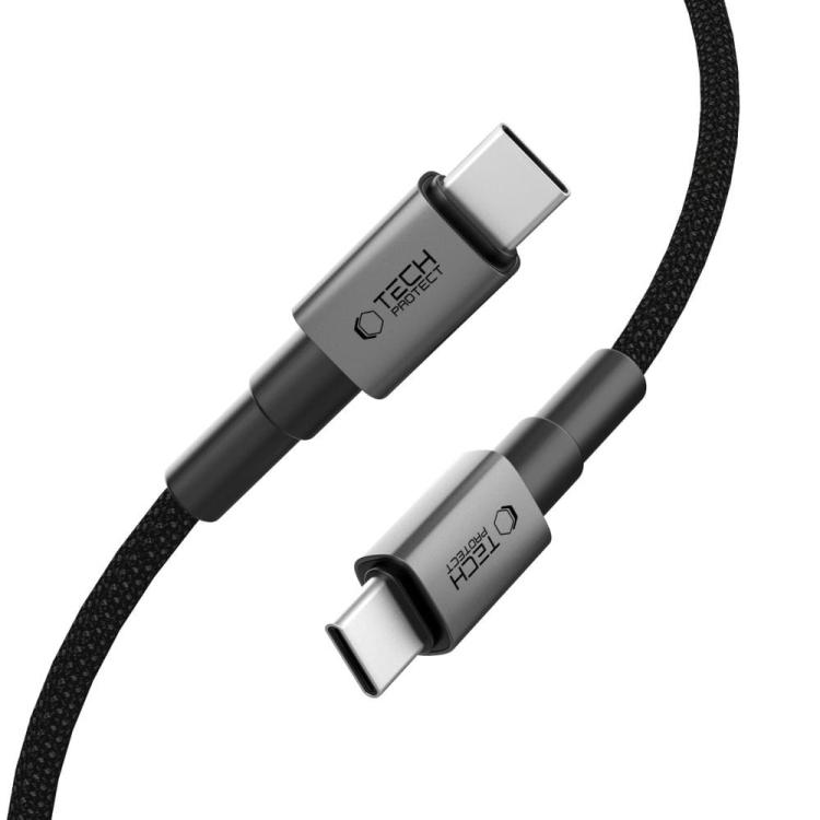 TECH-PROTECT ULTRABOOST DNA TYPE-C CABLE PD 100W / 5A 200CM IRON GREY