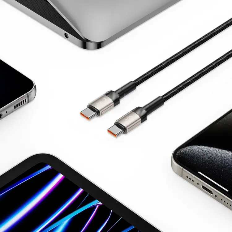 TECH-PROTECT ULTRABOOST EVO TYPE-C CABLE PD 100W / 5A 200CM TITANIUM