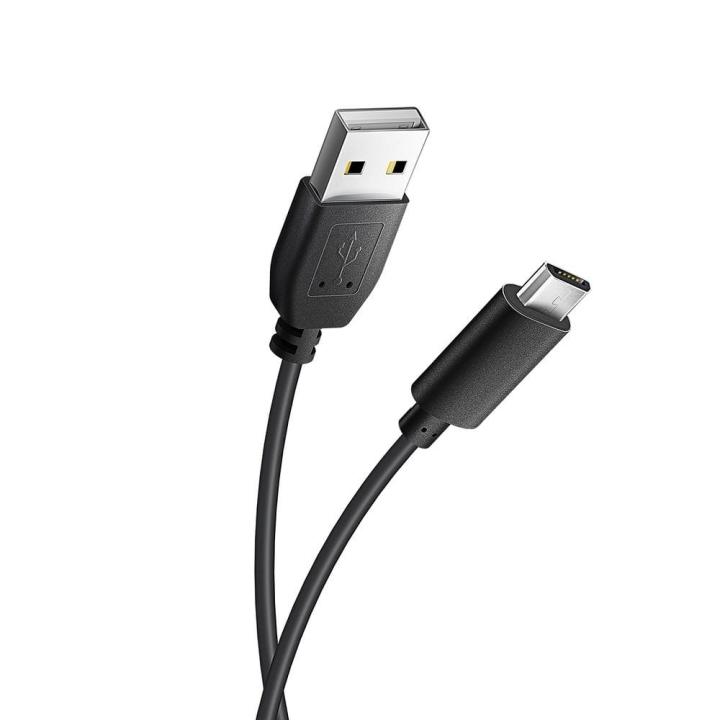 Kabel USB A do Micro USB Blue Star Lite 3A 1,2 m czarny