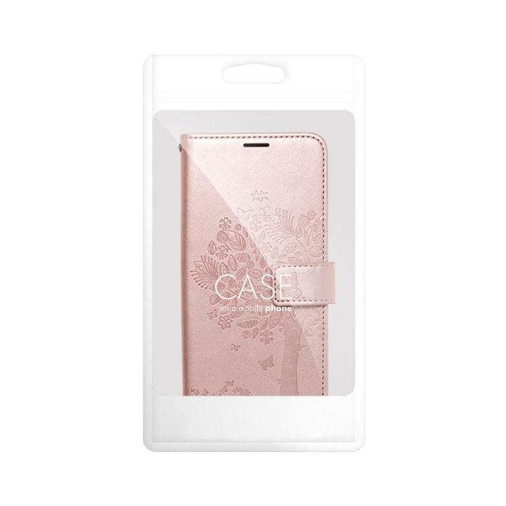 Kabura MEZZO Book do SAMSUNG A53 5G drzewo złoty róż