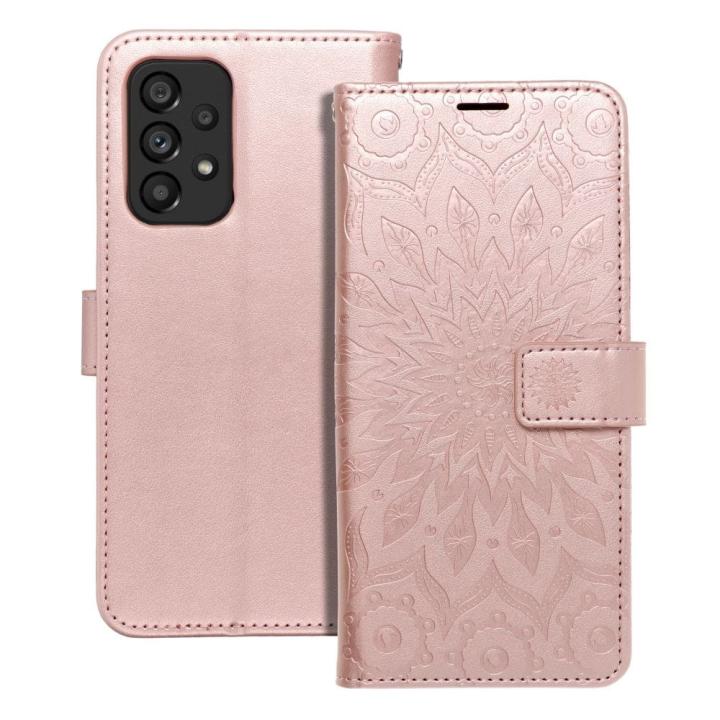 Kabura MEZZO Book do SAMSUNG A53 5G mandala złoty róż