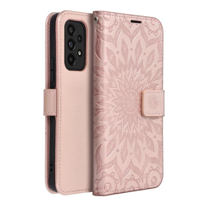 Kabura MEZZO Book do SAMSUNG A53 5G mandala złoty róż