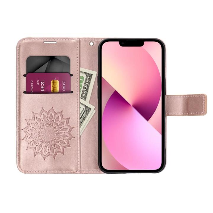 Kabura MEZZO Book do SAMSUNG A53 5G mandala złoty róż