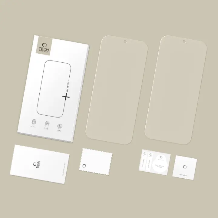 SZKŁO HARTOWANE TECH-PROTECT GLASS FIT+ 2-PACK GOOGLE PIXEL 9 PRO XL / 10 PRO XL CLEAR