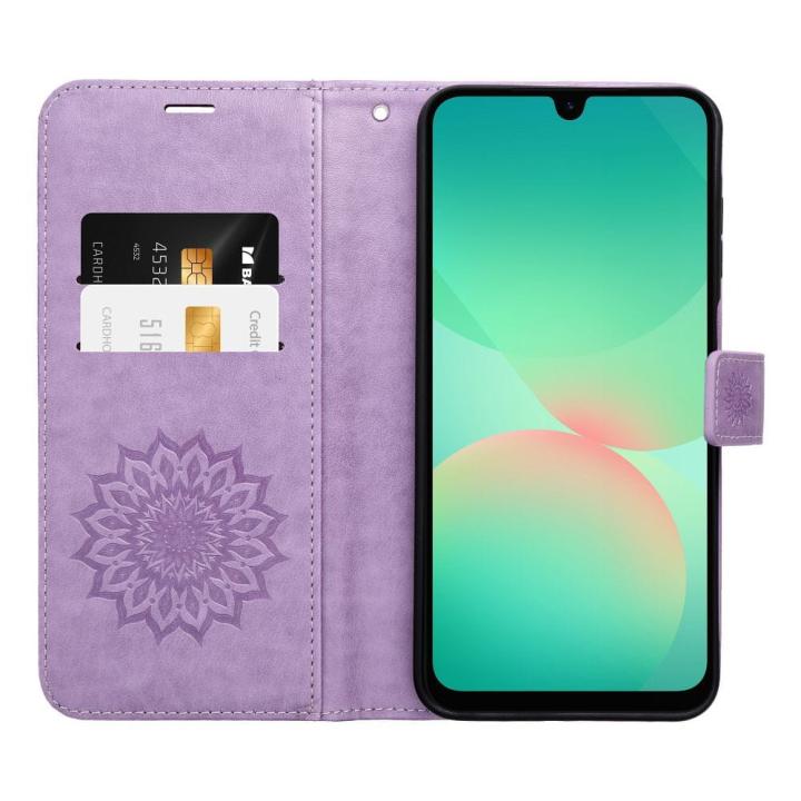 Kabura MEZZO Book do XIAOMI Redmi Note 14 5G mandala fioletowy