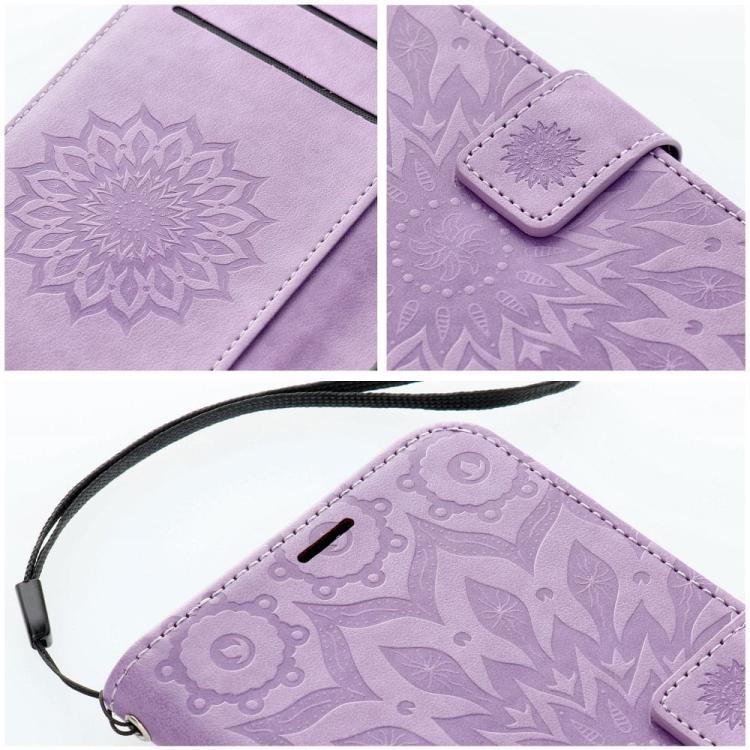 Kabura MEZZO Book do XIAOMI Redmi Note 14 5G mandala fioletowy