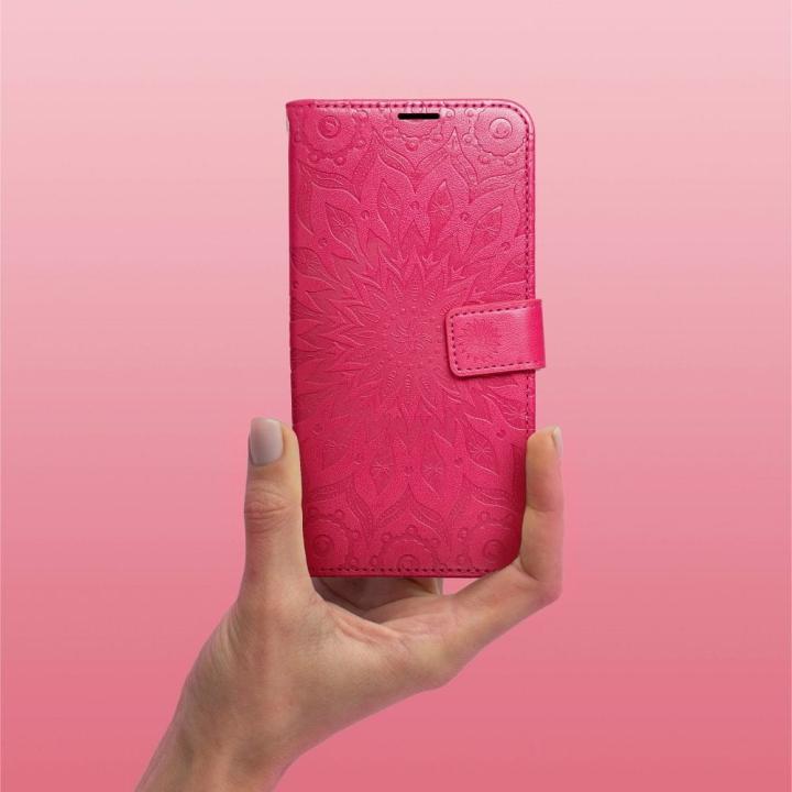 Kabura MEZZO Book do XIAOMI Redmi Note 14 4G (GLOBAL - 164,84mm x 78,15mm x 8,16mm) mandala magenta