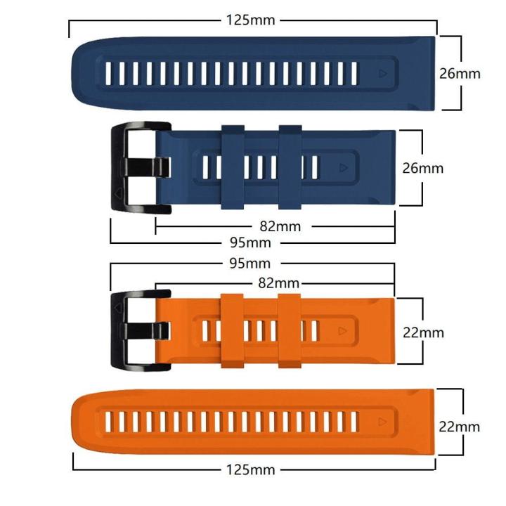 TECH-PROTECT ICONBAND GARMIN FENIX 5X / 5X PLUS / 6X / 6X PRO / 7X / 8 (51 MM) ORANGE