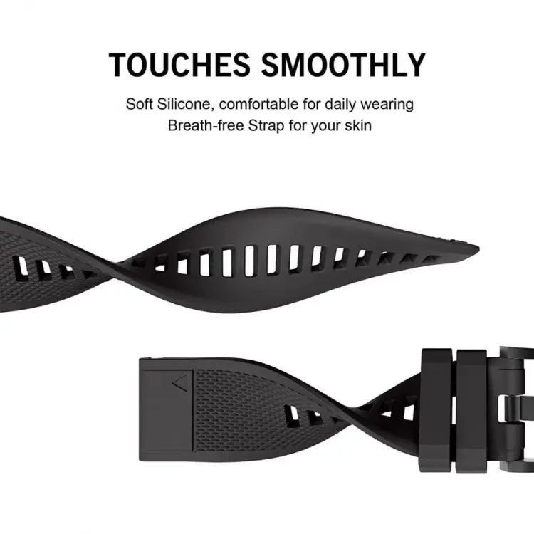 TECH-PROTECT SMOOTH GARMIN FENIX 3 / 5X / 3HR / 5X PLUS / 6X / 6X PRO / 7X BLACK