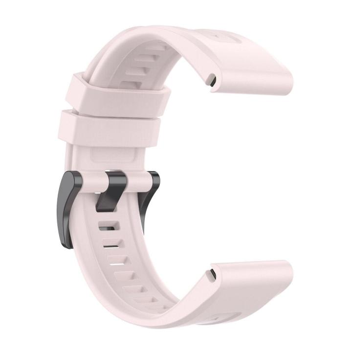 Pasek silikonowy do GARMIN FENIX 3 / 3HR / 5X / 6X / 6X Pro / 7X / 7X Pro róż (3)