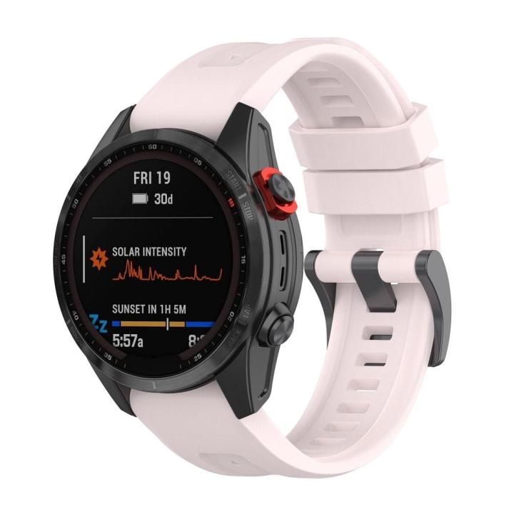 Pasek silikonowy do GARMIN FENIX 3 / 3HR / 5X / 6X / 6X Pro / 7X / 7X Pro róż (3)