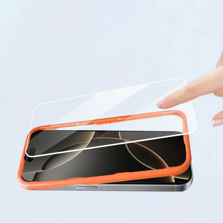 SZKŁO HARTOWANE TECH-PROTECT EASY SET+ 3-PACK IPHONE 17 CLEAR