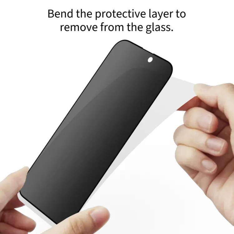 SZKŁO PRYWATYZUJĄCE TECH-PROTECT GLASS SPY+ 2-PACK IPHONE 16 PRO / 17 / 17 PRO PRIVACY