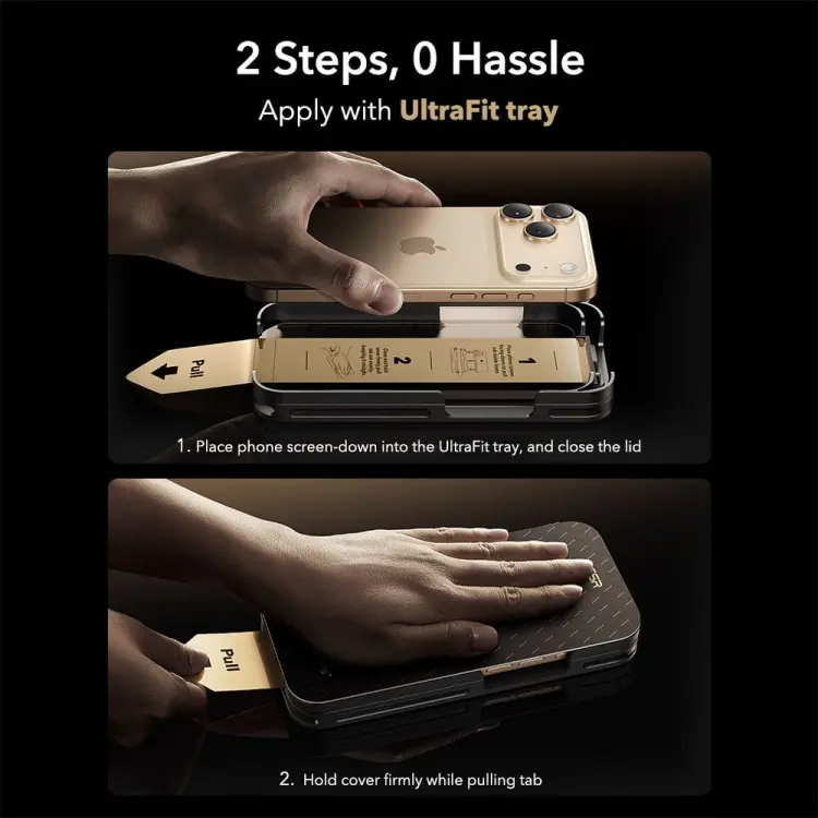 SZKŁO HARTOWANE ESR ULTRAFIT ARMORITE PRO TEMPERED GLASS IPHONE 17 PRO MAX CLEAR
