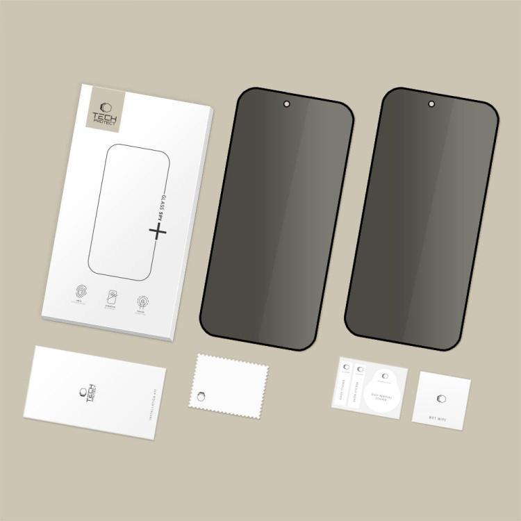 SZKŁO PRYWATYZUJĄCE TECH-PROTECT GLASS SPY+ 2-PACK IPHONE 17 AIR PRIVACY