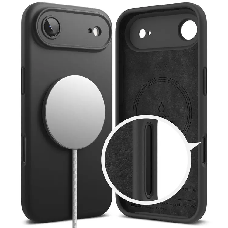 RINGKE SILICONE MAGNETIC MAGSAFE IPHONE 17 AIR BLACK