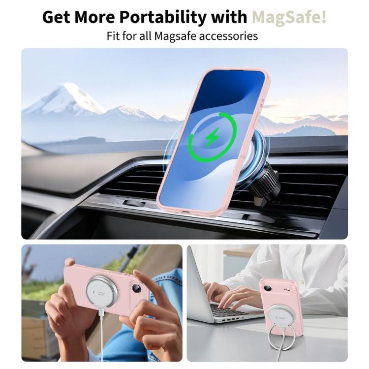 TECH-PROTECT SILICONE MAGSAFE IPHONE 17 AIR PINK PEARL