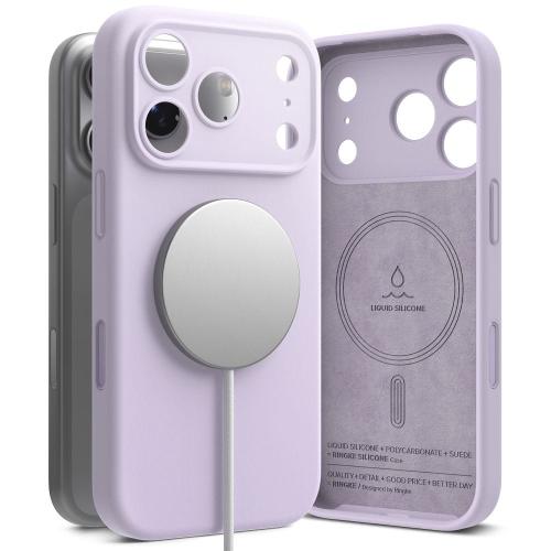 RINGKE SILICONE MAGNETIC MAGSAFE IPHONE 17 PRO MAX LIGHT PURPLE