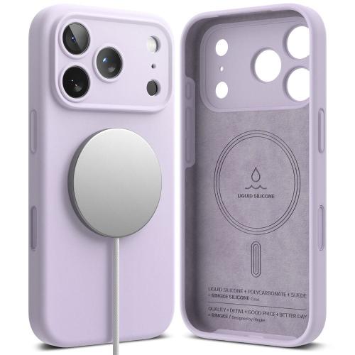 RINGKE SILICONE MAGNETIC MAGSAFE IPHONE 17 PRO MAX LIGHT PURPLE