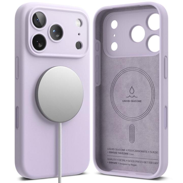 RINGKE SILICONE MAGNETIC MAGSAFE IPHONE 17 PRO MAX LIGHT PURPLE